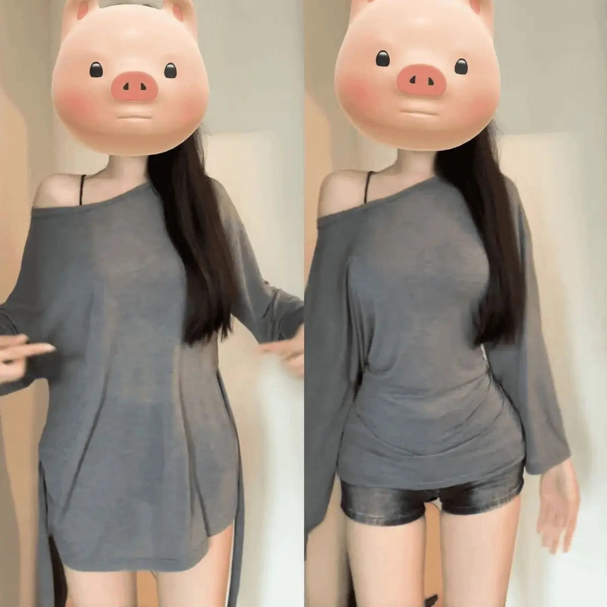 Quality 2026 Fashion Style Sexy Thin See Through Long sleeve Oversize T shirt Women Bandage Off shoulder Top Female Basic Long Tees Korean Chic Lady New