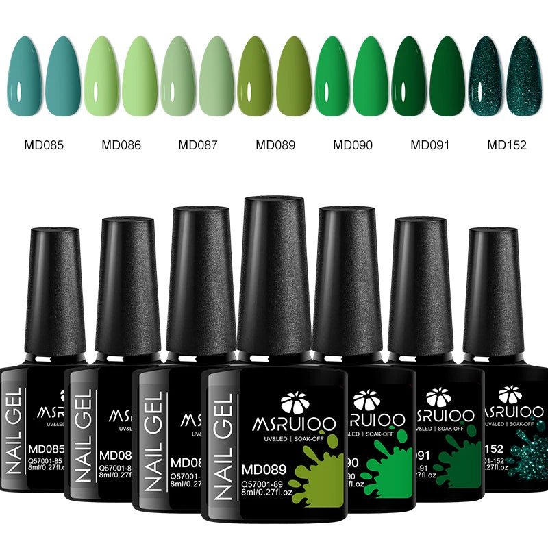 Create Stunning 2026 Nail Art 7 Colors, Endless Style Possibilities, 7pc Gel Polish Set for Long Lasting DIY Manicures!, Salon Perfect Nails Anywhere 7pc Gel Polish Set for DIY Nail Magic