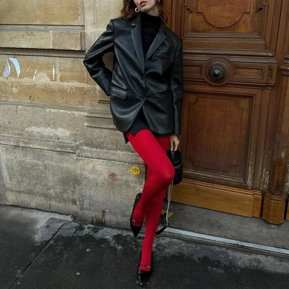 Premium 2026 High Quality New Women Red Tights Velvet Stocking Korea Slim Lingerie Pantyhose Lace Leggings Socks Gothic Socks Party Clothing Accessories