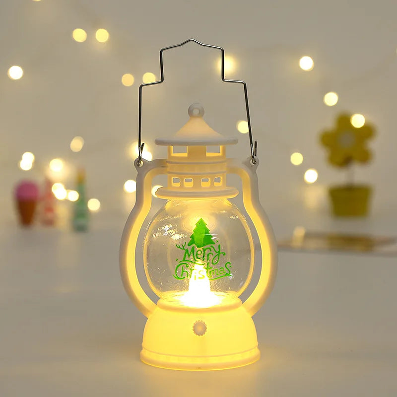 Bring the North Pole Home Adorable LED Snowman & Santa Lanterns for Pure Christmas Vibes! Let It Glow! Festive Christmas Lanterns with Santa & Snowman ,The Cutest Gift This Holiday! , Magical Christmas Lanterns That Light Up
