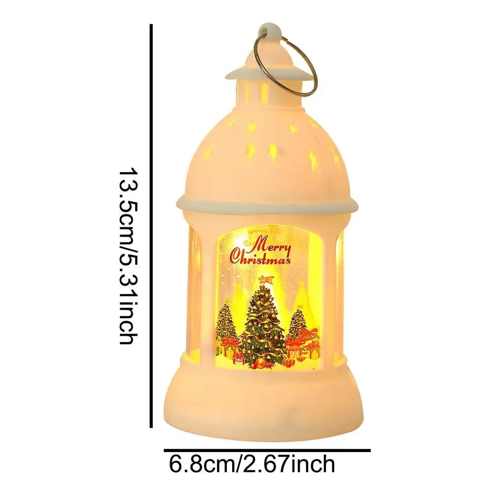 Bring the North Pole Home Adorable LED Snowman & Santa Lanterns for Pure Christmas Vibes! Let It Glow! Festive Christmas Lanterns with Santa & Snowman ,The Cutest Gift This Holiday! , Magical Christmas Lanterns That Light Up