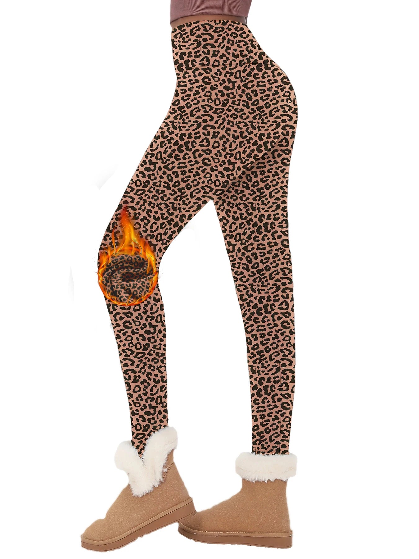 High Quality 2026 Winter Edition Womens Thermal Fleece Lined High Waisted Leggings. Workout Winter Warm Thick Tights Soft Yoga Pants