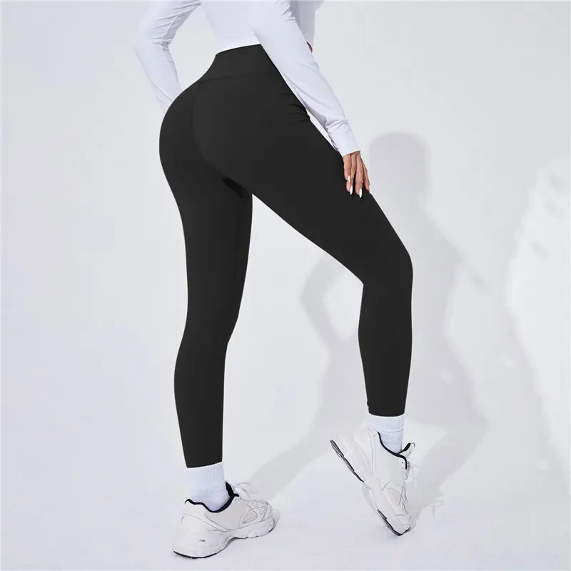 High Quality 2026 Winter Edition High Waist Yoga Warm Leggins Sports Tights Thermal Woman Running Pants Sexy Butt Lifting Leggings Push Up Panties Gym Fitness