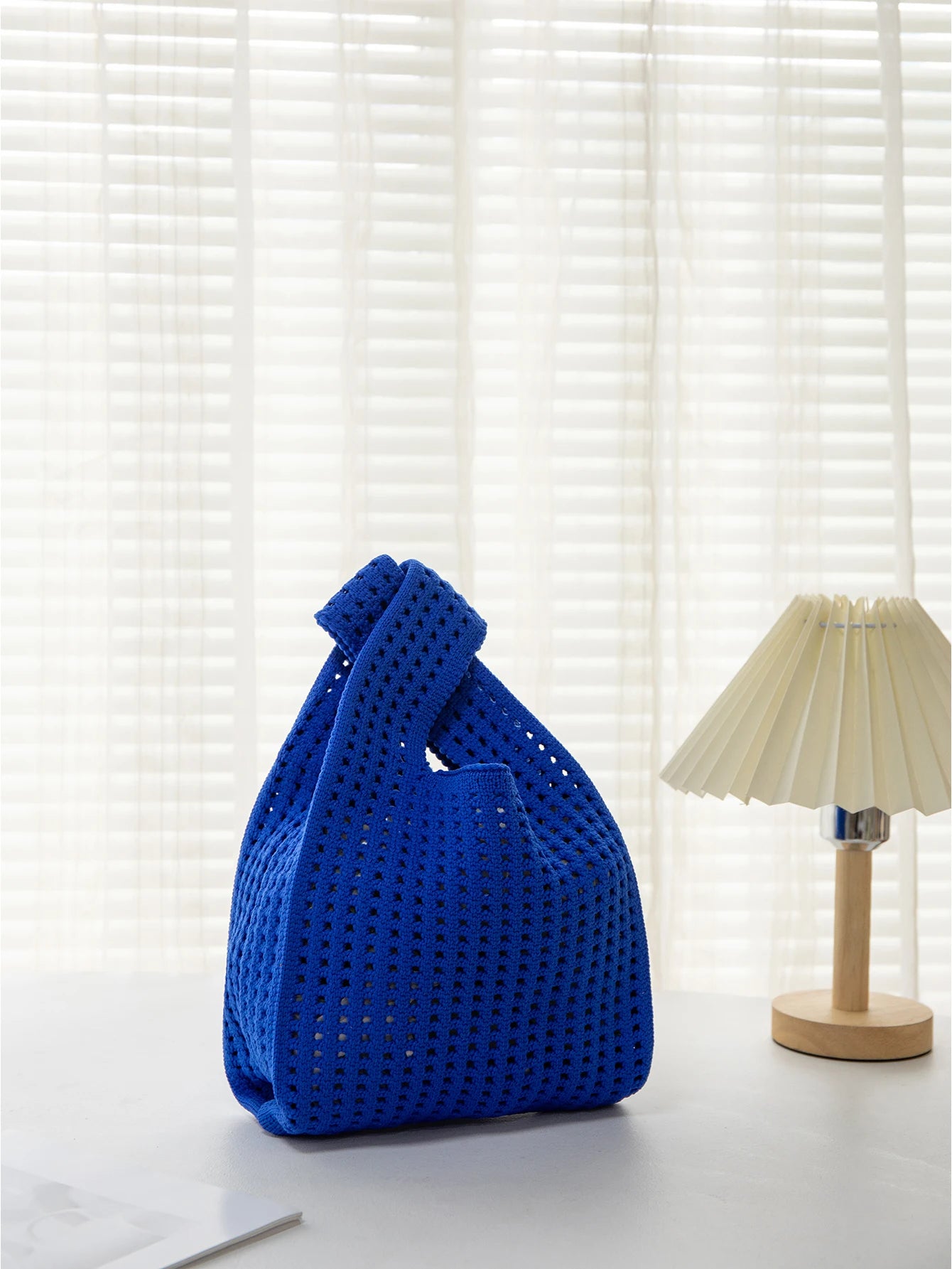 Handmade Knit Wrist Bag Cute, Trendy, Premium Mini Knot Tote Stylish, Colorful & Perfect for Daily Outings