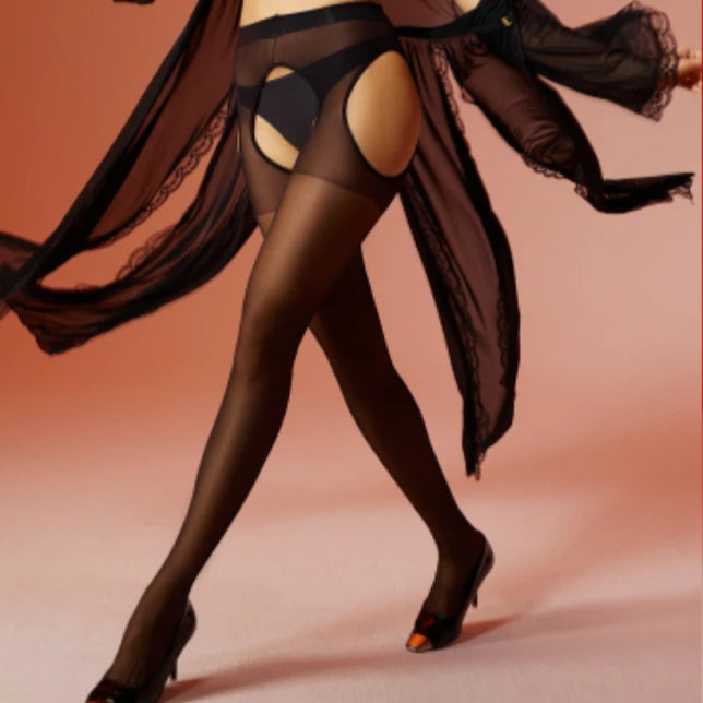 Crotch Women's 2026 Fashion Tights Erotic Silk Pantyhose Summer Underwear sheer Bodystockings Transparent Hosiery XIANGSHANGIRL Sexy costumes