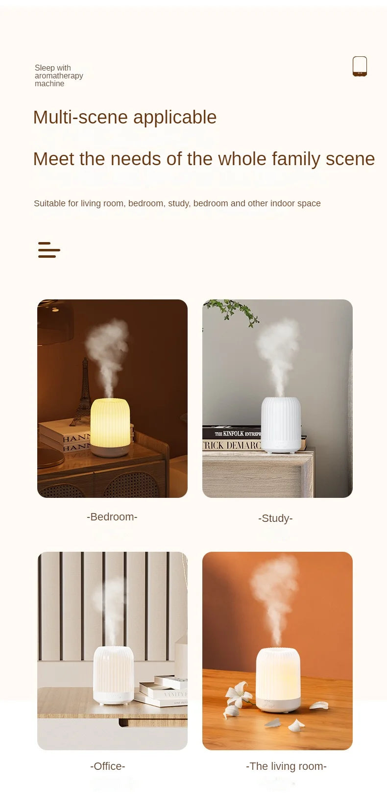 High Quality Premium 2026 Home Essential oil Aromatherapy Machine Automatic Perfume Machine Bedroom Diffuser With Night Light Humidifier