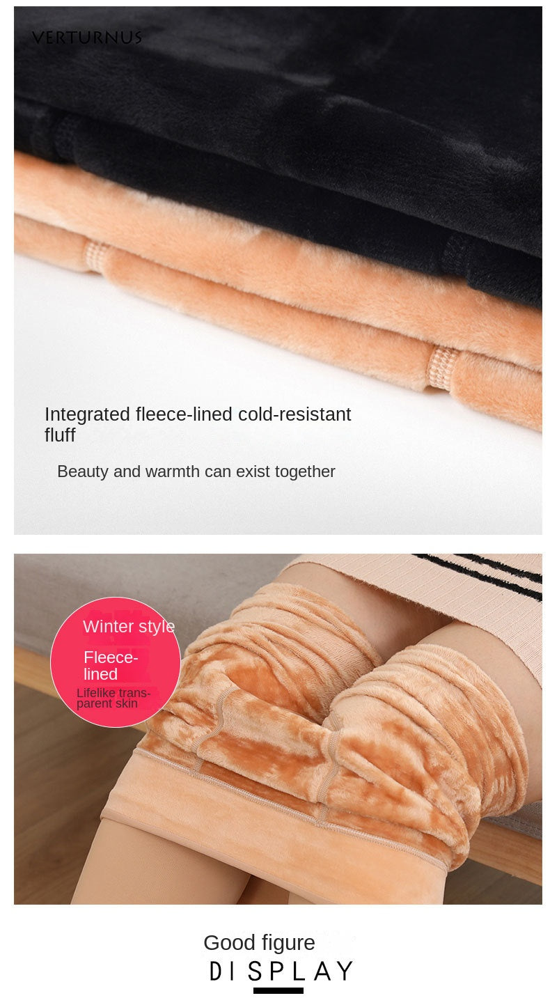 Quality 2026 Fashion Plus Size Leggings Women Clothing Feminino Leggings Thick Plus Size Women Trousers Bare Pantyhose  Warm Fall and Winter Fleecing