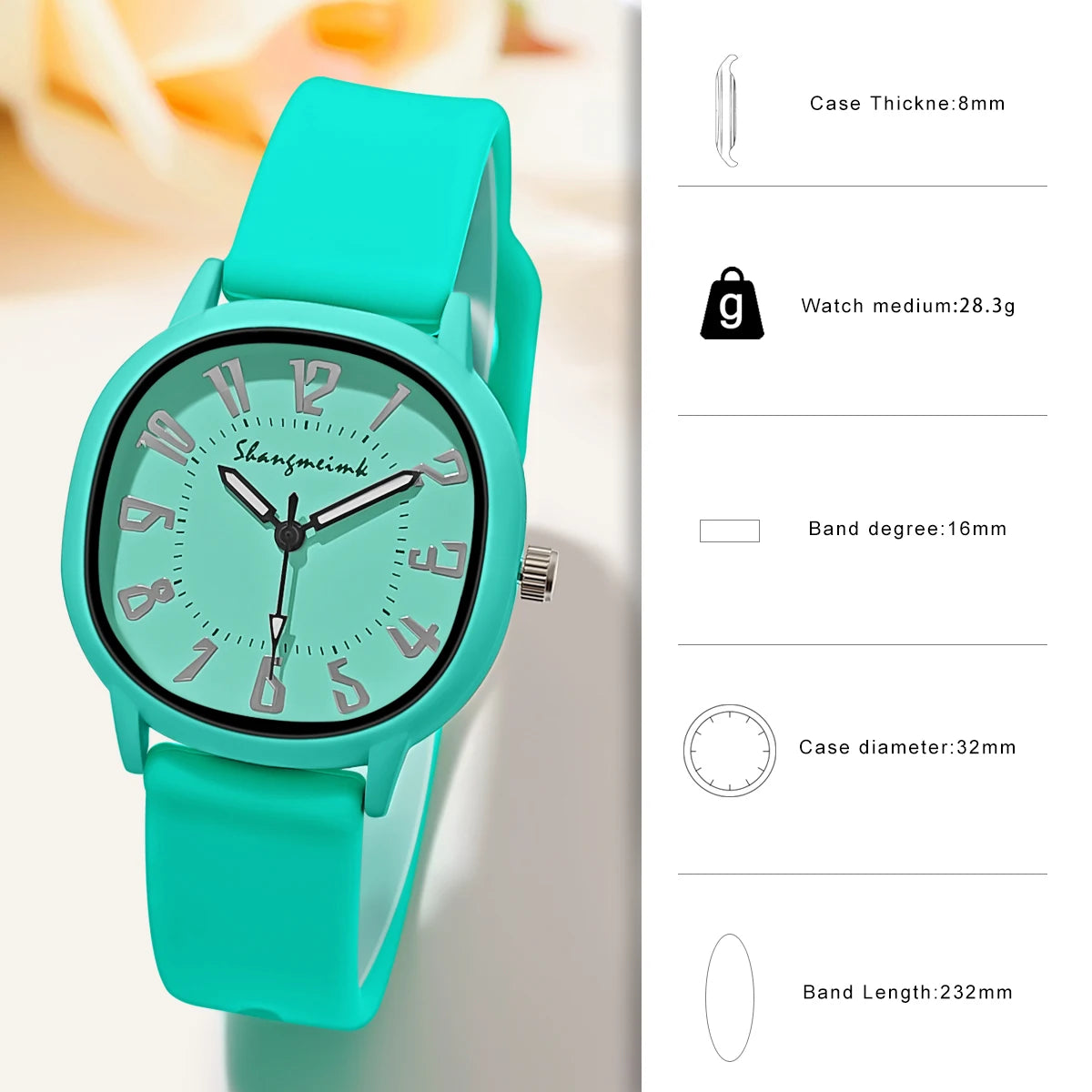 Trend Alert! .. 2026 Luxe Glow! Fashion Women’s Silicone Quartz Watch Sleek, Sexy & Built to Shine Premium Silicone Strap Quartz Watch Elegant, Lightweight, and Totally Irresistible