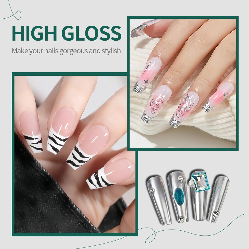 NAILPOP Gel Nail Liner 5 Trendy Colors for Stunning 2026 Nail Art!, DIY French Tips, Swirls & Designs Soak-Off Gel Polish with Brush, NAILPOP 5-Color Gel Liner 2026 Style