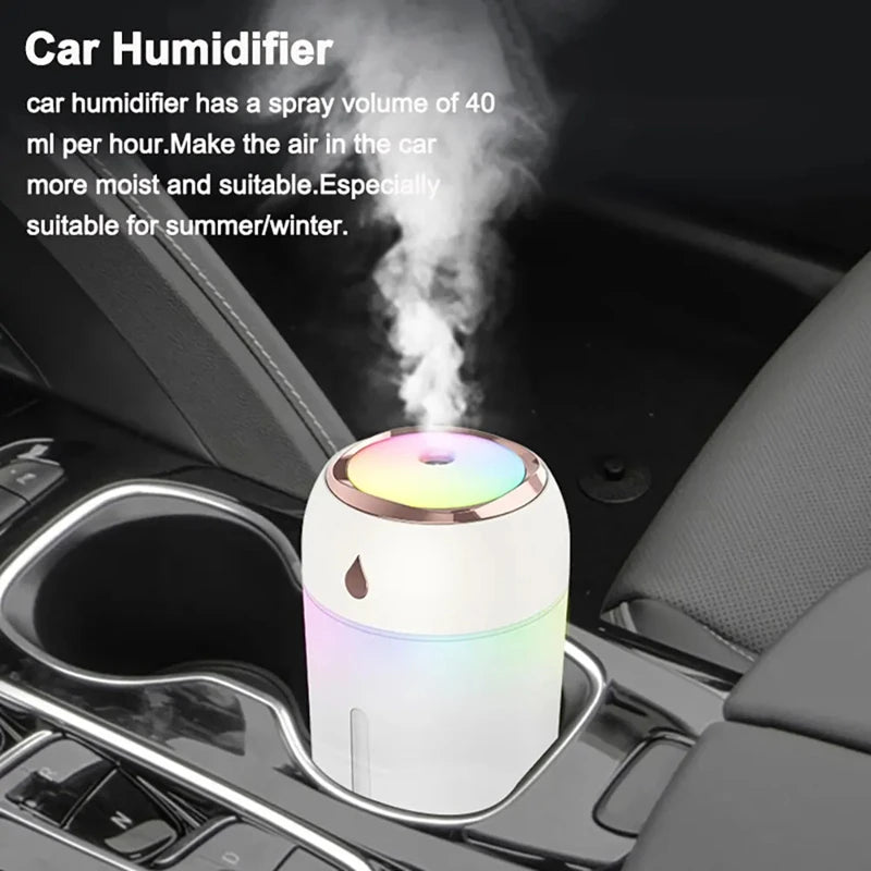 High Quality 2026 Xiaomi Mini Car Portable Air Humidifier Electric Aroma Diffuser LED Cool Light Mist For Home Car Aromatherapy Plant Purifier