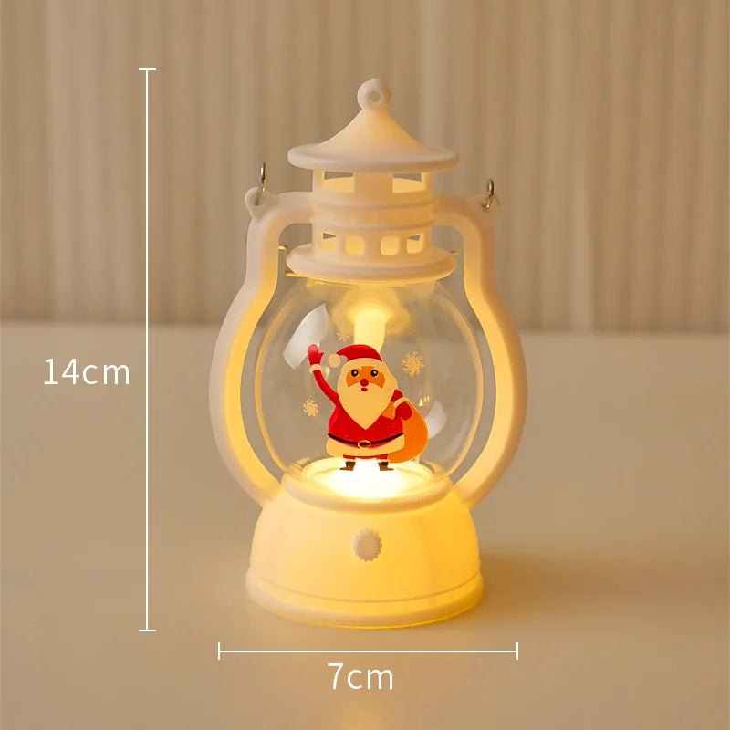 Bring the North Pole Home Adorable LED Snowman & Santa Lanterns for Pure Christmas Vibes! Let It Glow! Festive Christmas Lanterns with Santa & Snowman ,The Cutest Gift This Holiday! , Magical Christmas Lanterns That Light Up