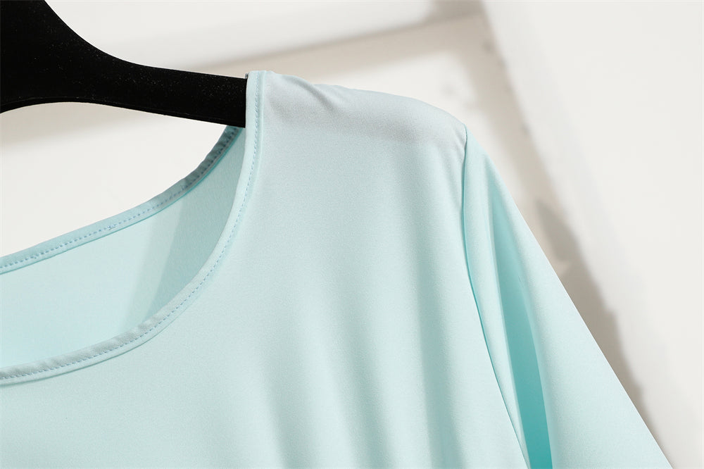 Premium Chiffon Maxi Dress for Trendy Women, Spring & Autumn Solid Loose Maxi Dress, Luxury & Comfort Combined Full Sleeve O-Neck Casual Dress for Every Occasion,