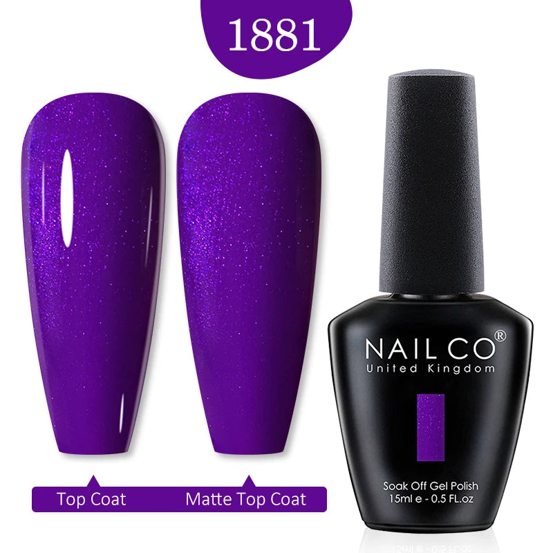 NAILCO Gel Polish 15ml Red & Pink 2026 Style Nails, Soak-Off Gel Polish for Long-Lasting, Flawless, Transform Your Nails with NAILCO Gel Polish Shine, Slay & Stay Perfect! Trendy 2026 Colors,