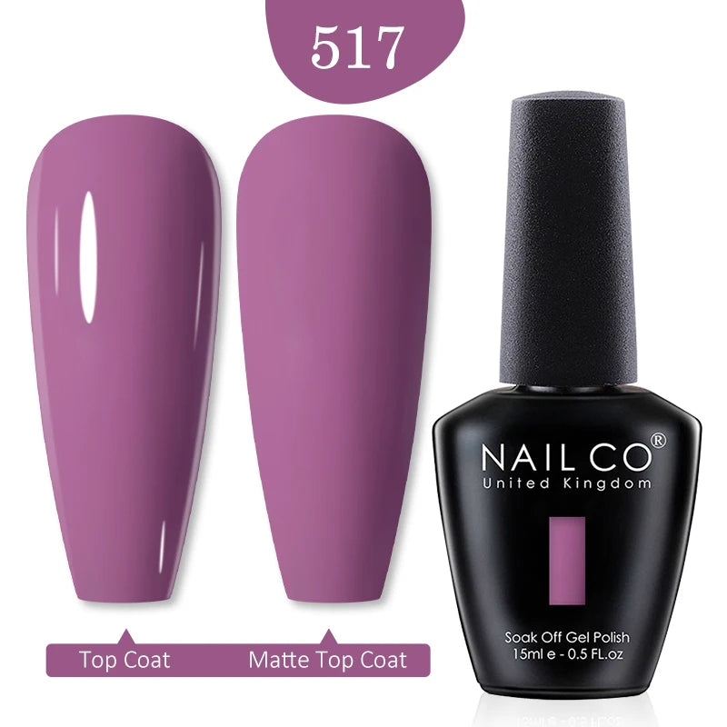 NAILCO Gel Polish 15ml Red & Pink 2026 Style Nails, Soak-Off Gel Polish for Long-Lasting, Flawless, Transform Your Nails with NAILCO Gel Polish Shine, Slay & Stay Perfect! Trendy 2026 Colors,