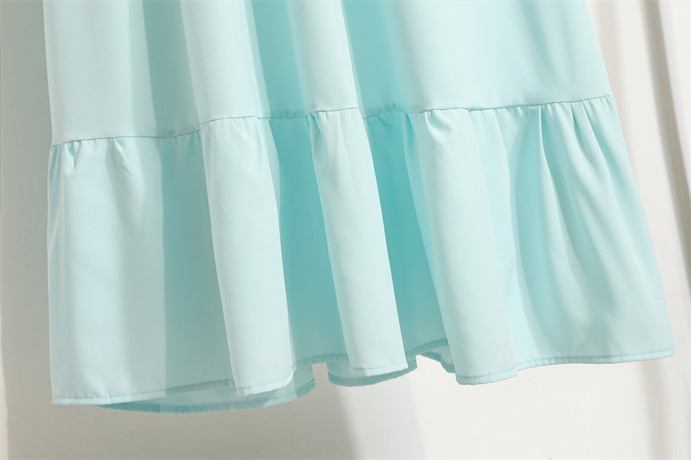 Premium Chiffon Maxi Dress for Trendy Women, Spring & Autumn Solid Loose Maxi Dress, Luxury & Comfort Combined Full Sleeve O-Neck Casual Dress for Every Occasion,