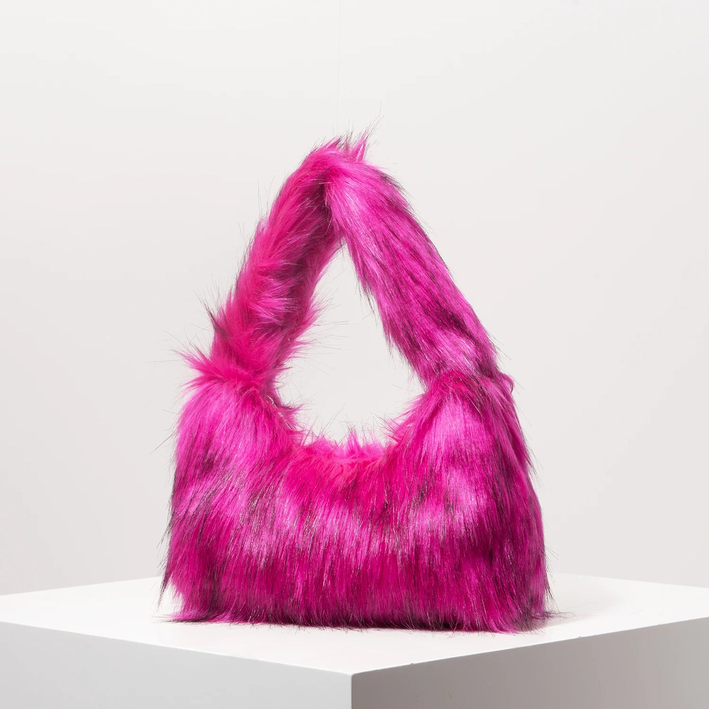 Premium Plush 2026  Hobo Handbag Sexy, Trendy & Perfect for Vacation or Daily Glam , Fuzz Shoulder Bag High-Quality, Cute & Dopamine-Style Chic