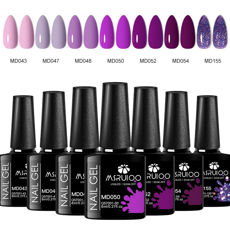 Create Stunning 2026 Nail Art 7 Colors, Endless Style Possibilities, 7pc Gel Polish Set for Long Lasting DIY Manicures!, Salon Perfect Nails Anywhere 7pc Gel Polish Set for DIY Nail Magic