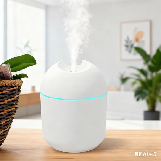 High Quality 2026 Edition Home car 250ML USB aromatherapy essential oil diffuser mini air humidifier ultrasonic mute fogger diffuser with LED lights