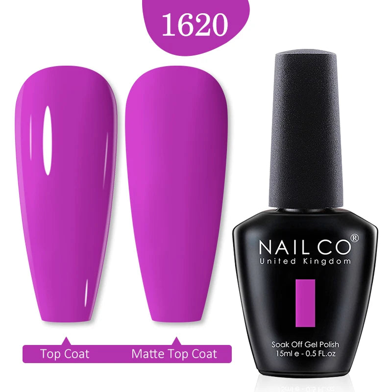 NAILCO Gel Polish 15ml Red & Pink 2026 Style Nails, Soak-Off Gel Polish for Long-Lasting, Flawless, Transform Your Nails with NAILCO Gel Polish Shine, Slay & Stay Perfect! Trendy 2026 Colors,