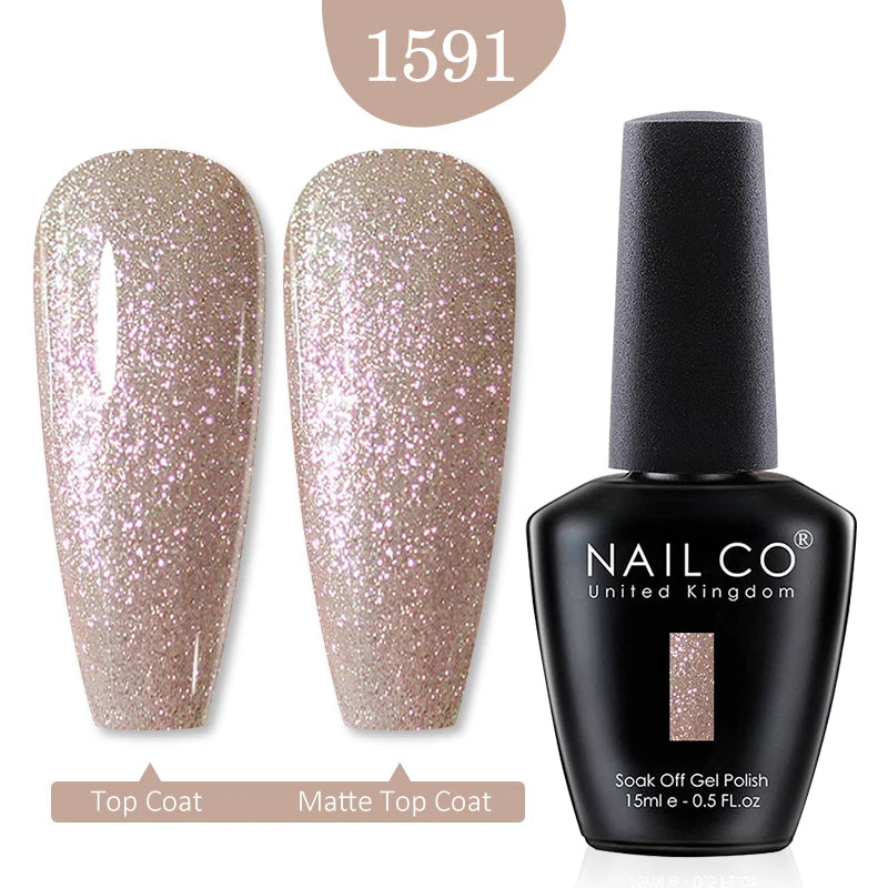 NAILCO Gel Polish 15ml Red & Pink 2026 Style Nails, Soak-Off Gel Polish for Long-Lasting, Flawless, Transform Your Nails with NAILCO Gel Polish Shine, Slay & Stay Perfect! Trendy 2026 Colors,