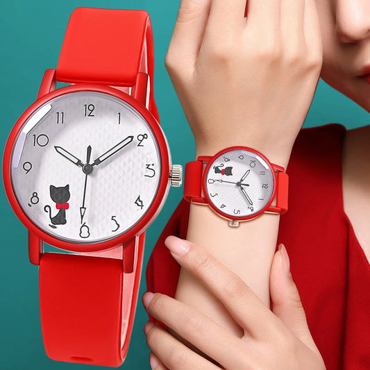 Luxury Casual Wristwatch for Stylish Women, High-Quality Ladies Quartz Watch Perfect Gift, Look Fashion Forward Every Day with Premium Silicone Strap Quartz Watch