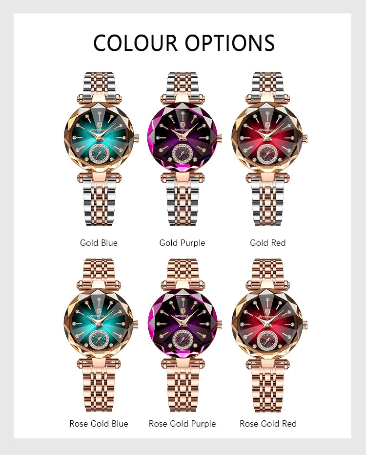 Luxury Premium 2026 POEDAGAR Luxury Elegant Ladies Wristwatch Waterproof Stainless Steel Watch for Woman Simple Casual Dress Women's Quartz Watches