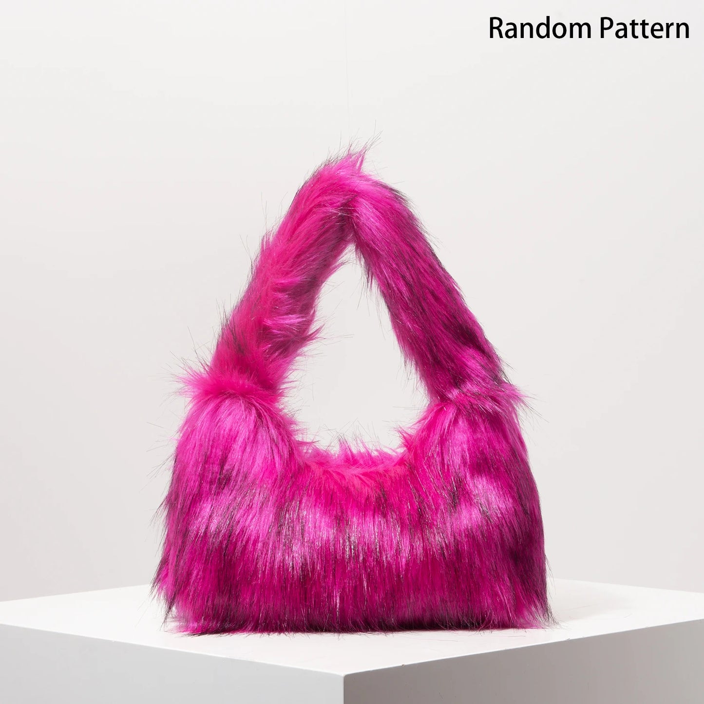 Premium Plush 2026  Hobo Handbag Sexy, Trendy & Perfect for Vacation or Daily Glam , Fuzz Shoulder Bag High-Quality, Cute & Dopamine-Style Chic