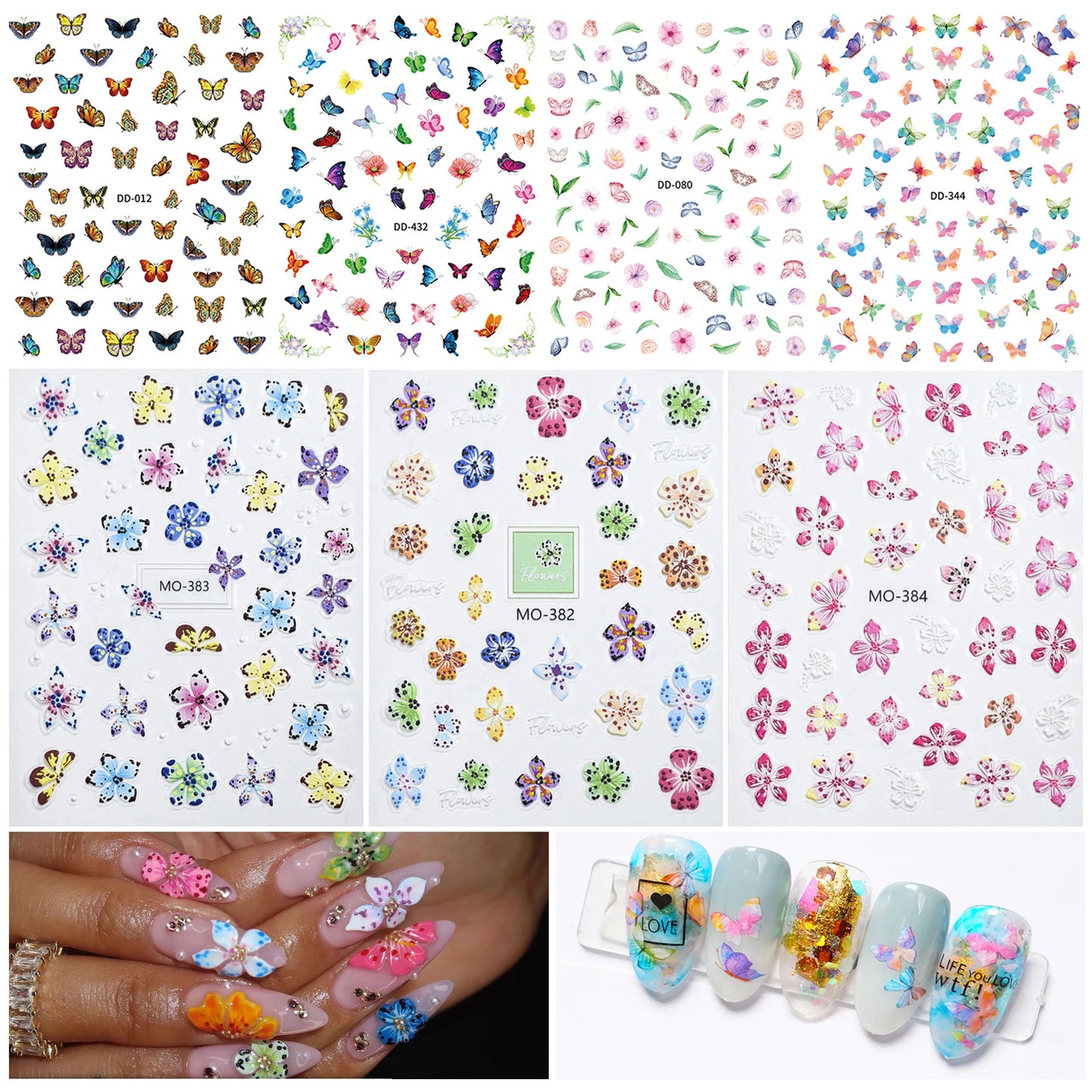 Nail Art DIY Kit for Every Mood Shine, Sparkle, Slay Complete 2026, Salon Perfect Nails in Minutes Stickers, Gold Foil & Glitter, Create Stunning Nail Designs Stickers, Glitter & Rhinestones