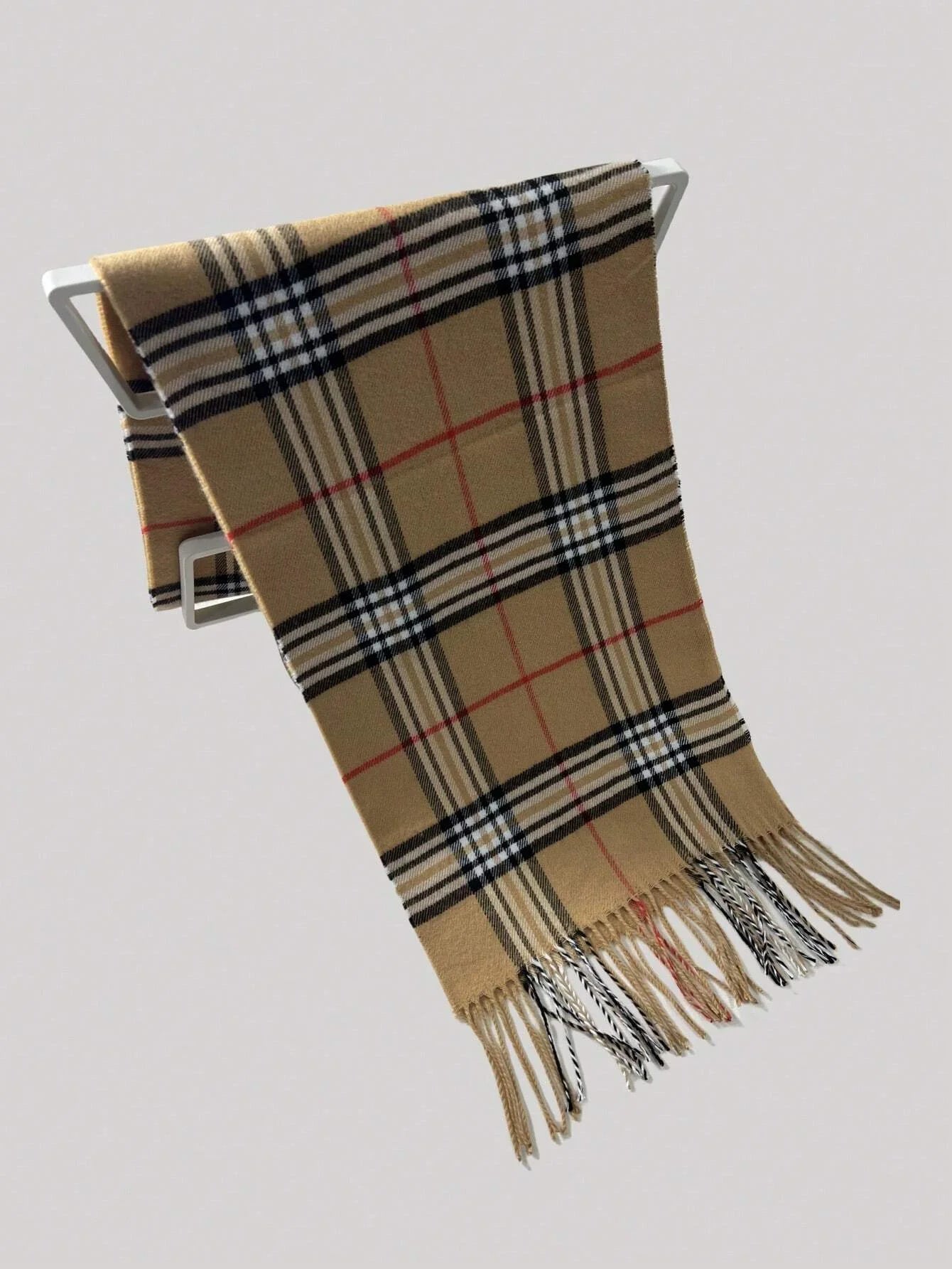 Luxury Cashmere Scarf Warm, Plush & Effortlessly Chic, Premium Plaid Cashmere Shawl for Men & Women Trendy