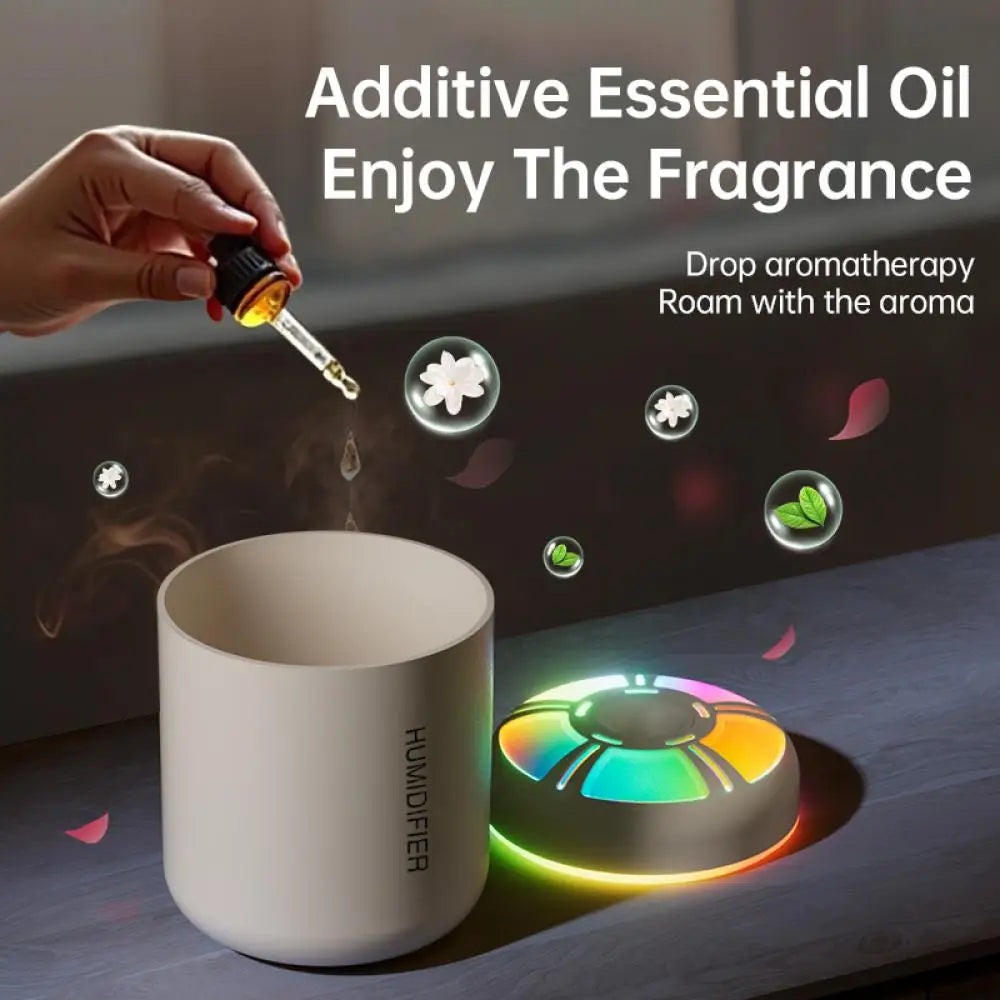High Quality 2026 Edition 180ML Car Mini Aroma Diffuser Perfume Air Humidifier Essential Oil Purifier Aromatherapy Color Lights For Car Home Bedroom