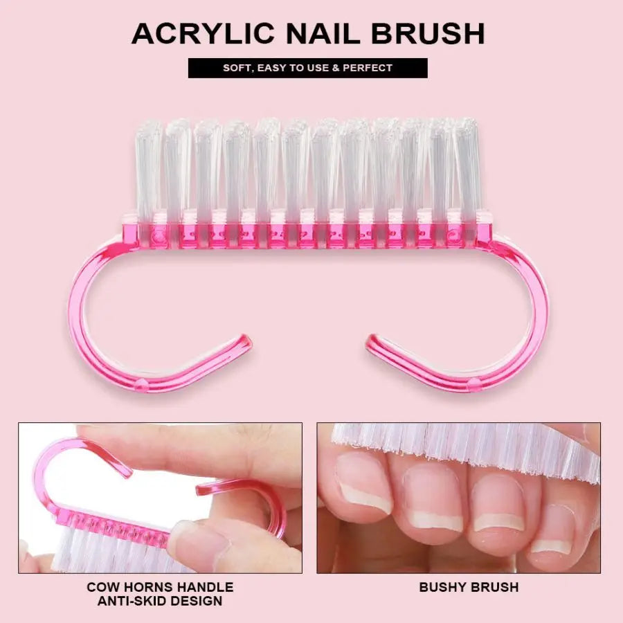 Acrylic Nail Kit for Beginners 12 Color Glitter Acrylic Powder White Clear Pink Acrylic Powder Extension Professional