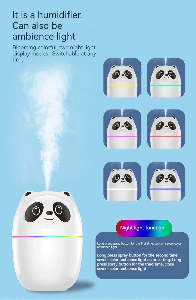 USB Aromatherapy Bear Diffuser for Any Room! ,Cutest Desk Companion Adorable Bear Humidifier & Night Light, Cute Meets Functional Bear Shaped Humidifier with Essential Oil Magic, USB Bear Humidifier for Home & Office