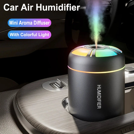 High Quality 2026 Edition 180ML Car Mini Aroma Diffuser Perfume Air Humidifier Essential Oil Purifier Aromatherapy Color Lights For Car Home Bedroom