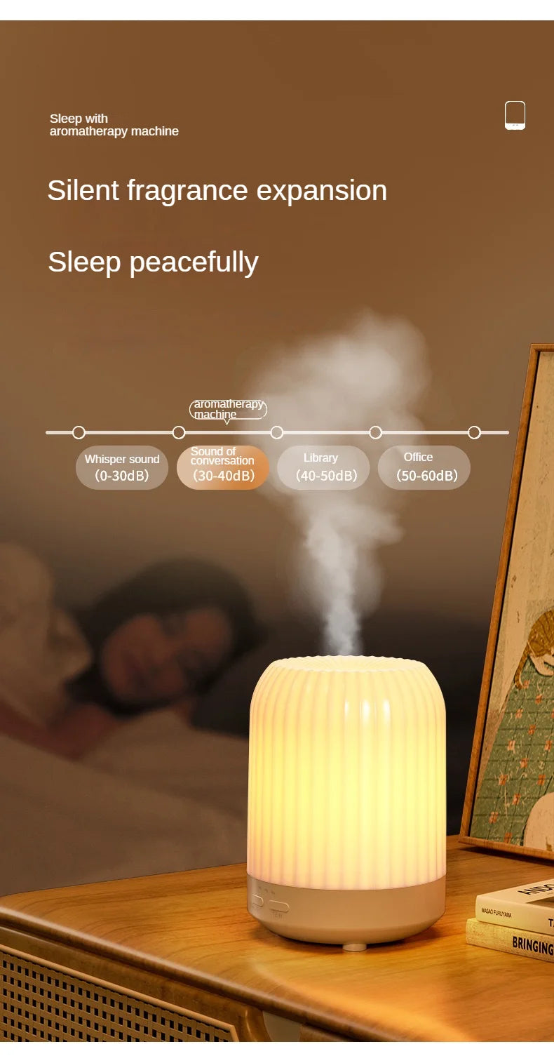 High Quality Premium 2026 Home Essential oil Aromatherapy Machine Automatic Perfume Machine Bedroom Diffuser With Night Light Humidifier