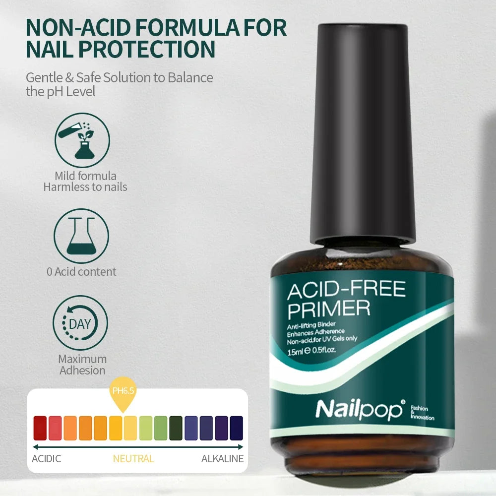 Acid-Free Nail Dehydrator & Primer Duo, 2026 Nail Prep Game-Changer Flawless Base, Flawless Nails, Salon-Quality Nail Prep Kit! Longer, Stronger, Shinier