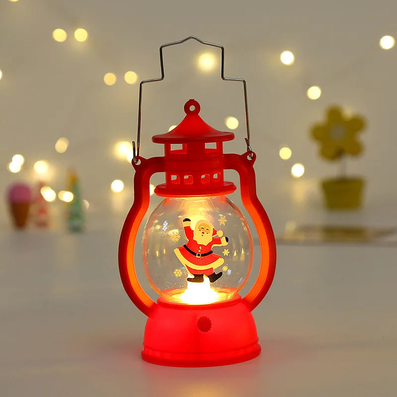 Bring the North Pole Home Adorable LED Snowman & Santa Lanterns for Pure Christmas Vibes! Let It Glow! Festive Christmas Lanterns with Santa & Snowman ,The Cutest Gift This Holiday! , Magical Christmas Lanterns That Light Up