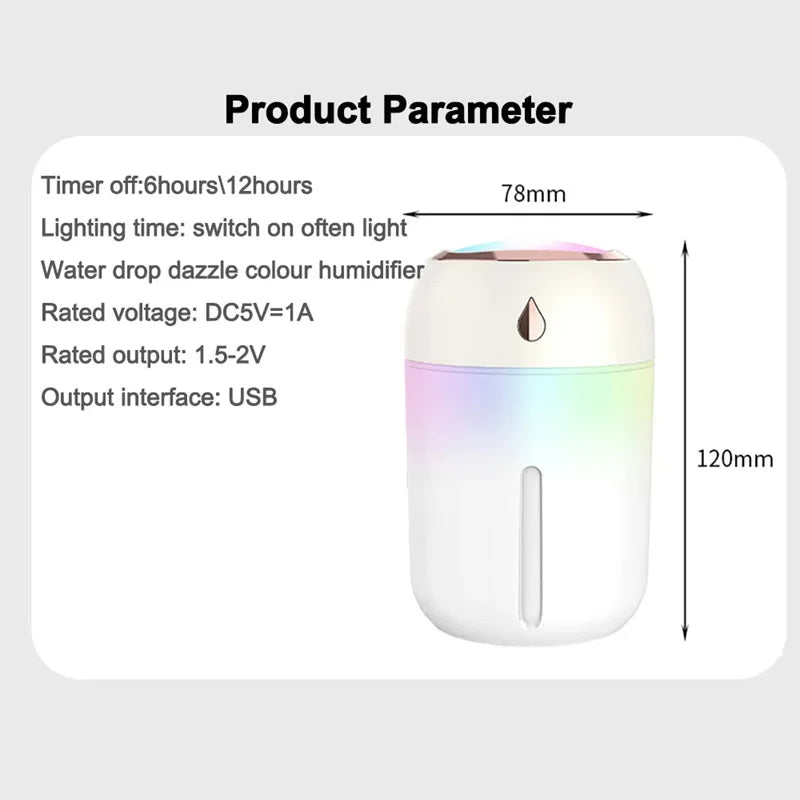 High Quality 2026 Xiaomi Mini Car Portable Air Humidifier Electric Aroma Diffuser LED Cool Light Mist For Home Car Aromatherapy Plant Purifier