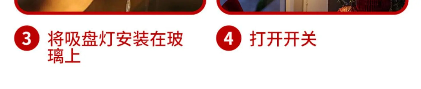 Christmas Hanging Ornament Lights!, Transparent LED Christmas Decorations!, Glow into the Holidays Transparent Luminous Night Lights!