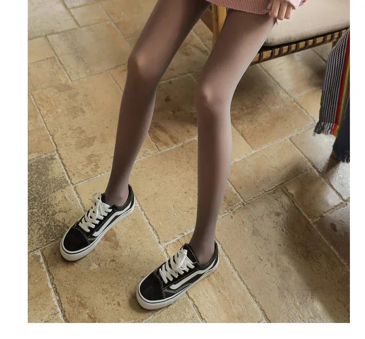 High Quality 2026 Winter Edition Thicken Thermal Tights Leggings Women Winter Fleece Velvet Thermo Stockings High Waist Elastic Slim Sexy Translucent Pantyhose