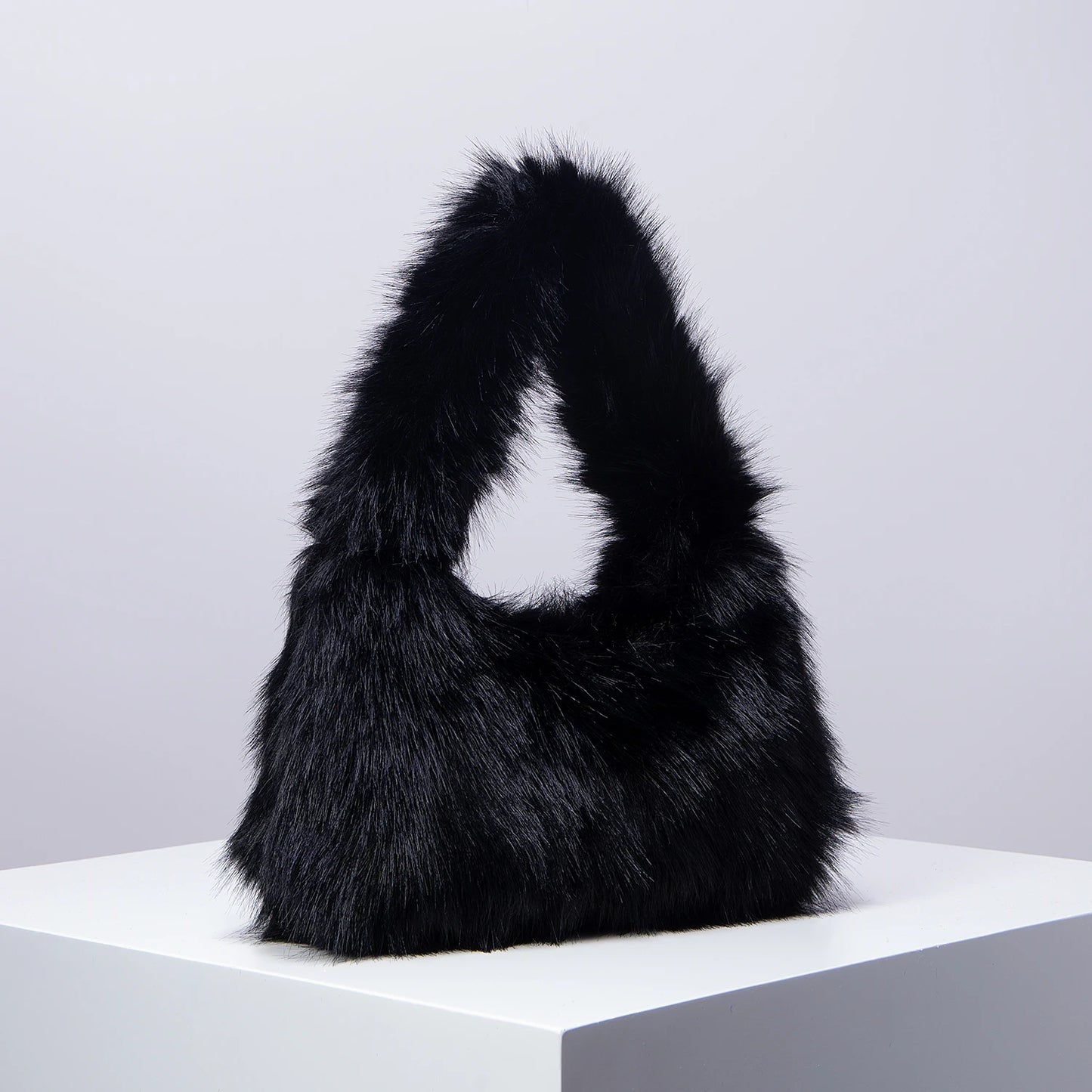 Premium Plush 2026  Hobo Handbag Sexy, Trendy & Perfect for Vacation or Daily Glam , Fuzz Shoulder Bag High-Quality, Cute & Dopamine-Style Chic