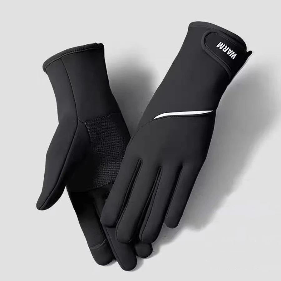 Quality Premium 2026 Winter Women's Thermal Gloves Touchscreen Compatible Fleece Lined Full Finger Waterproof Hand Warmer Mitten for Bike Cycling