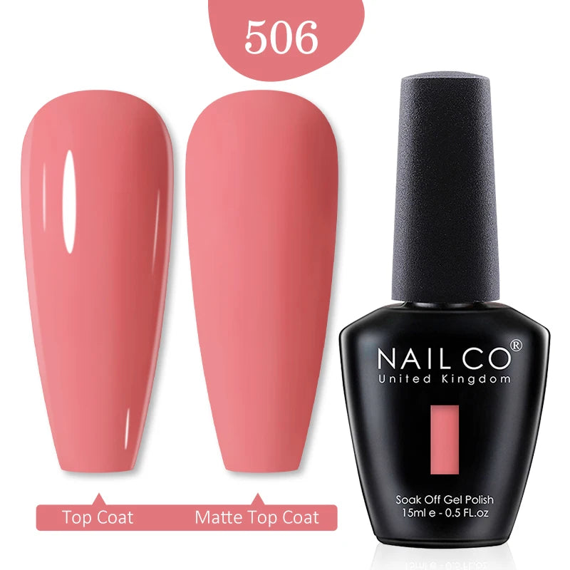 NAILCO Gel Polish 15ml Red & Pink 2026 Style Nails, Soak-Off Gel Polish for Long-Lasting, Flawless, Transform Your Nails with NAILCO Gel Polish Shine, Slay & Stay Perfect! Trendy 2026 Colors,