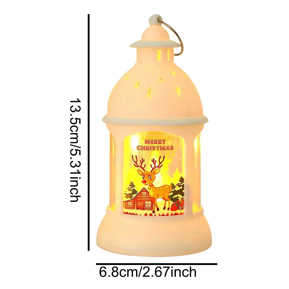 Bring the North Pole Home Adorable LED Snowman & Santa Lanterns for Pure Christmas Vibes! Let It Glow! Festive Christmas Lanterns with Santa & Snowman ,The Cutest Gift This Holiday! , Magical Christmas Lanterns That Light Up