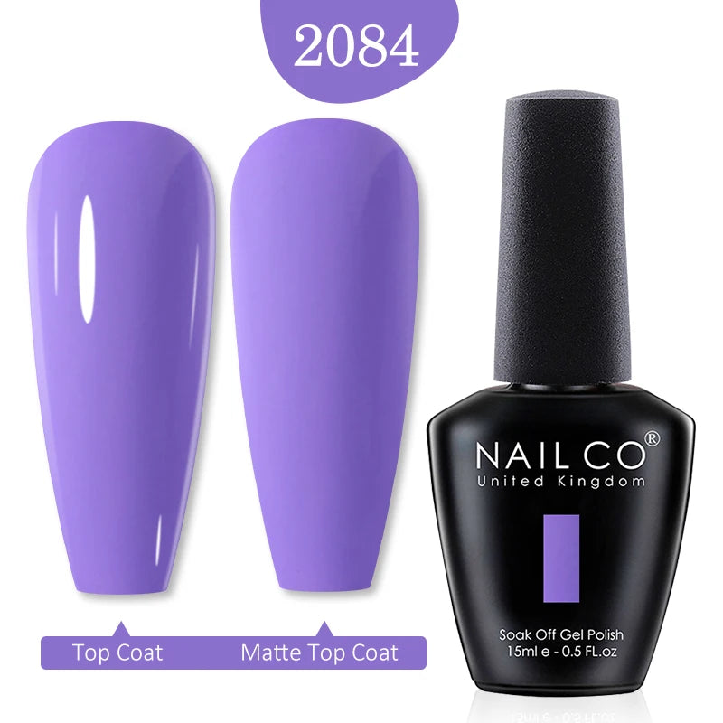NAILCO Gel Polish 15ml Red & Pink 2026 Style Nails, Soak-Off Gel Polish for Long-Lasting, Flawless, Transform Your Nails with NAILCO Gel Polish Shine, Slay & Stay Perfect! Trendy 2026 Colors,