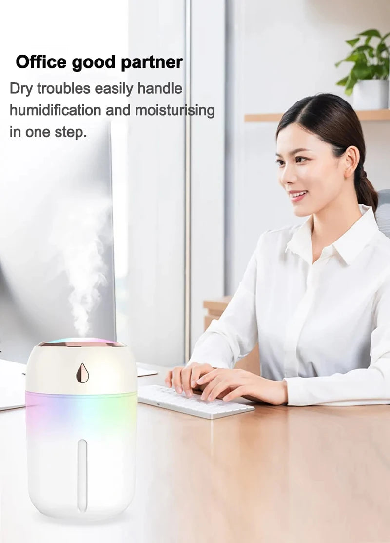 High Quality 2026 Xiaomi Mini Car Portable Air Humidifier Electric Aroma Diffuser LED Cool Light Mist For Home Car Aromatherapy Plant Purifier