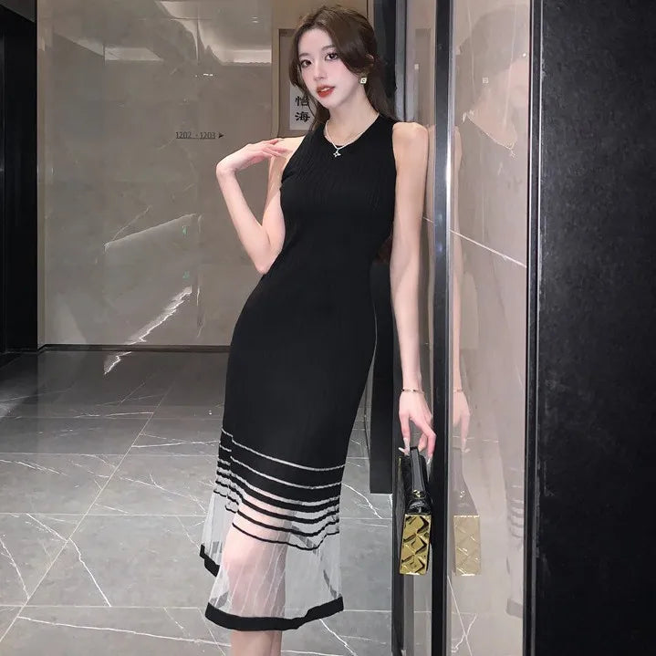 Boho Glam 2026 Sleeveless Crochet Midi Dress for Trendy Women Who Love Comfort & Style Luxe Sexy Crochet Knitted Midi Dress Breathable, Premium & Effortlessly Chic