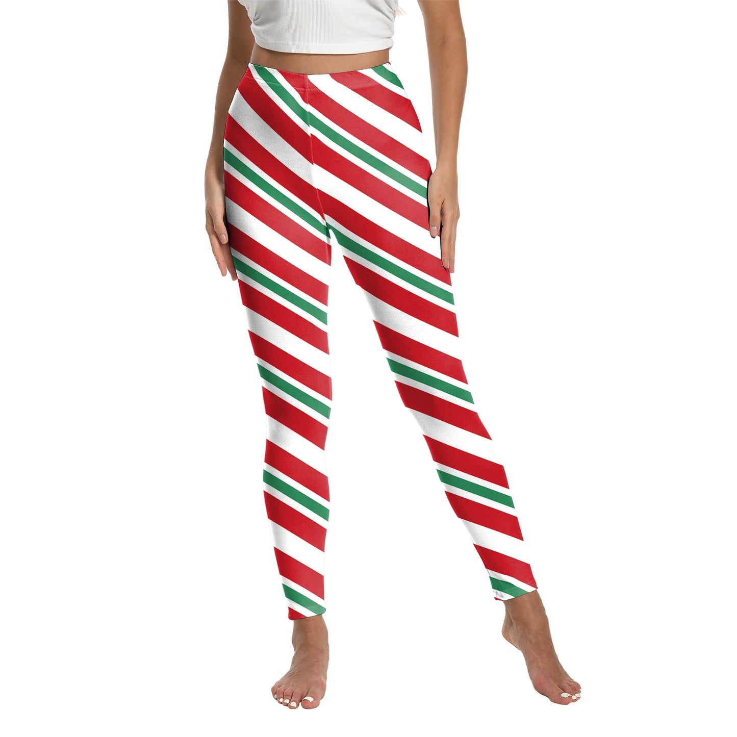 High Quality Festive Snowflake & Elk Print Leggings!, Festive & Fierce Elk Snowflake Christmas Leggings 2025, Christmas Party-Perfect Leggings Cozy, Chic & Figure-Flattering