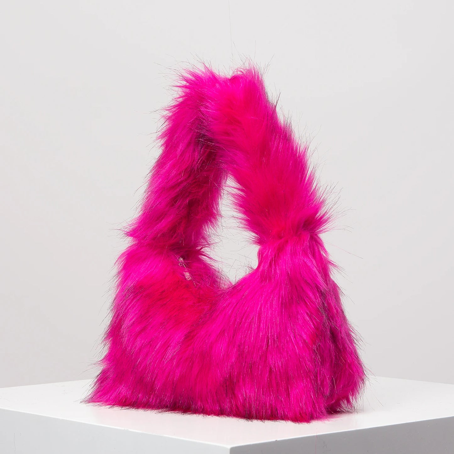 Premium Plush 2026  Hobo Handbag Sexy, Trendy & Perfect for Vacation or Daily Glam , Fuzz Shoulder Bag High-Quality, Cute & Dopamine-Style Chic