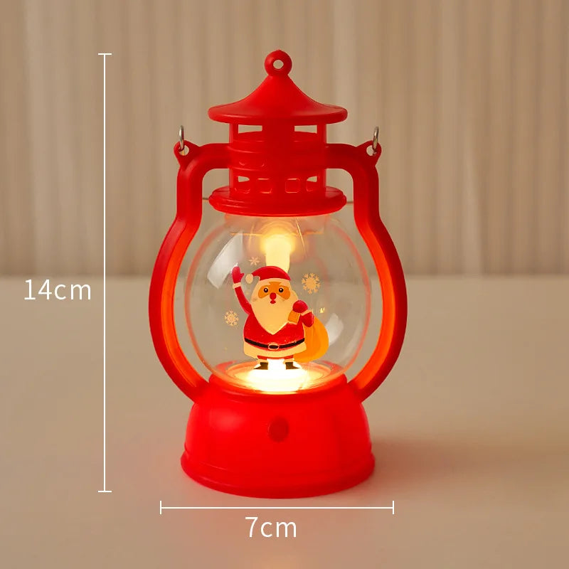 Bring the North Pole Home Adorable LED Snowman & Santa Lanterns for Pure Christmas Vibes! Let It Glow! Festive Christmas Lanterns with Santa & Snowman ,The Cutest Gift This Holiday! , Magical Christmas Lanterns That Light Up