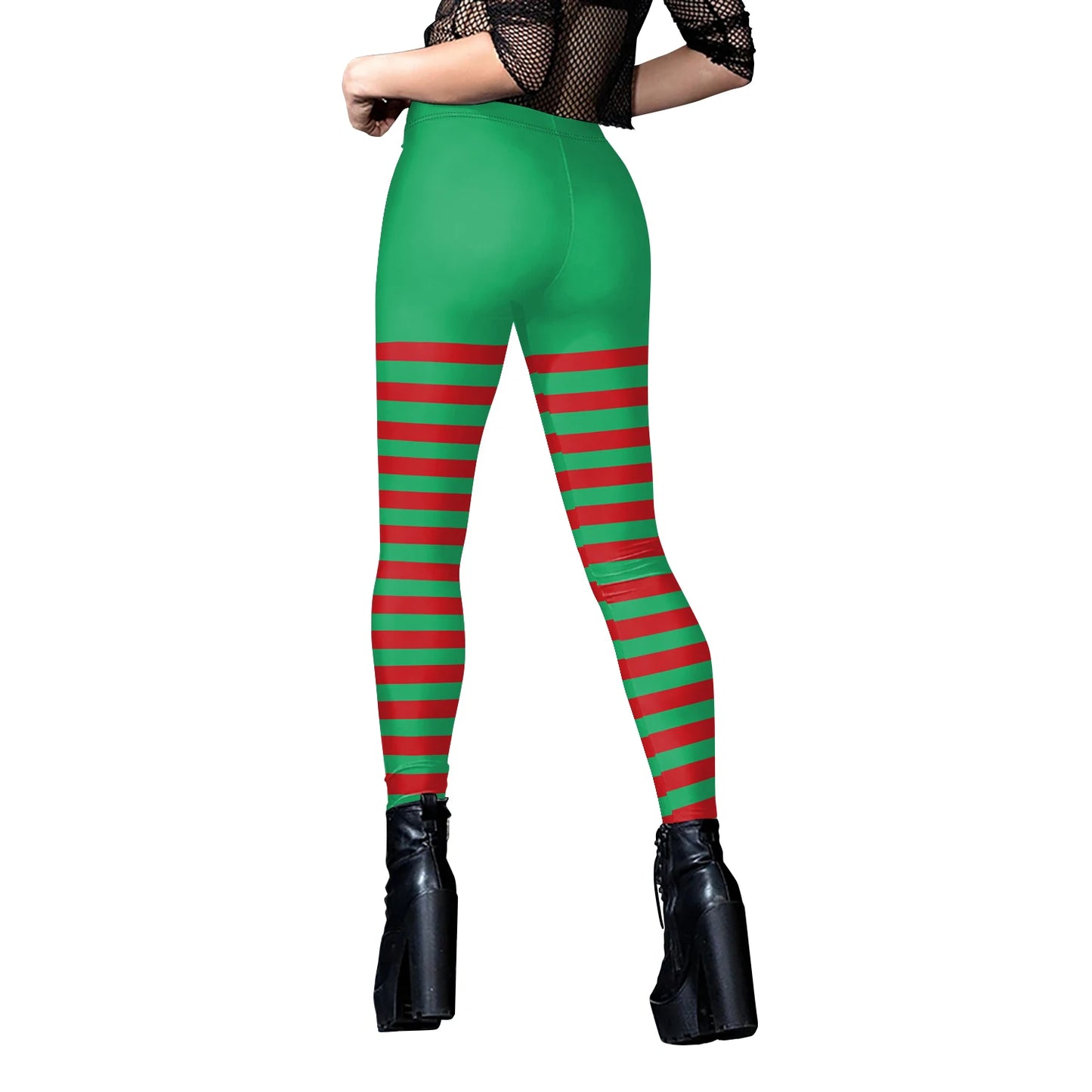Sexy Christmas Elf Leggings for Women!, Stretchy, Cute & Holiday Ready  You’re My Secret Leggings, Festive Gym & Lounge Wear Women’s Christmas Elf Pants